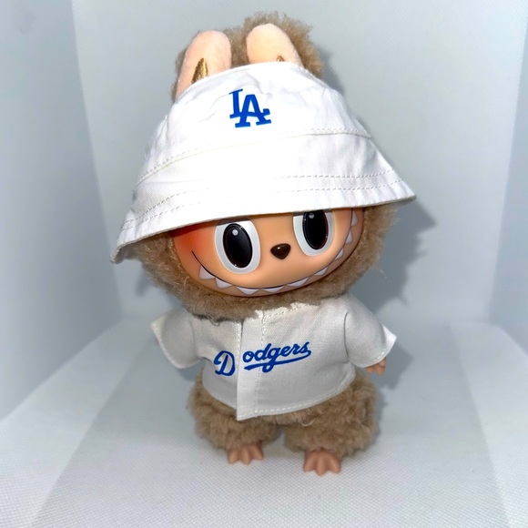 labubu Accessories - Labubu Dodgers Jersey with Hat- Ohtani (DOLL NOT INCLUDED)